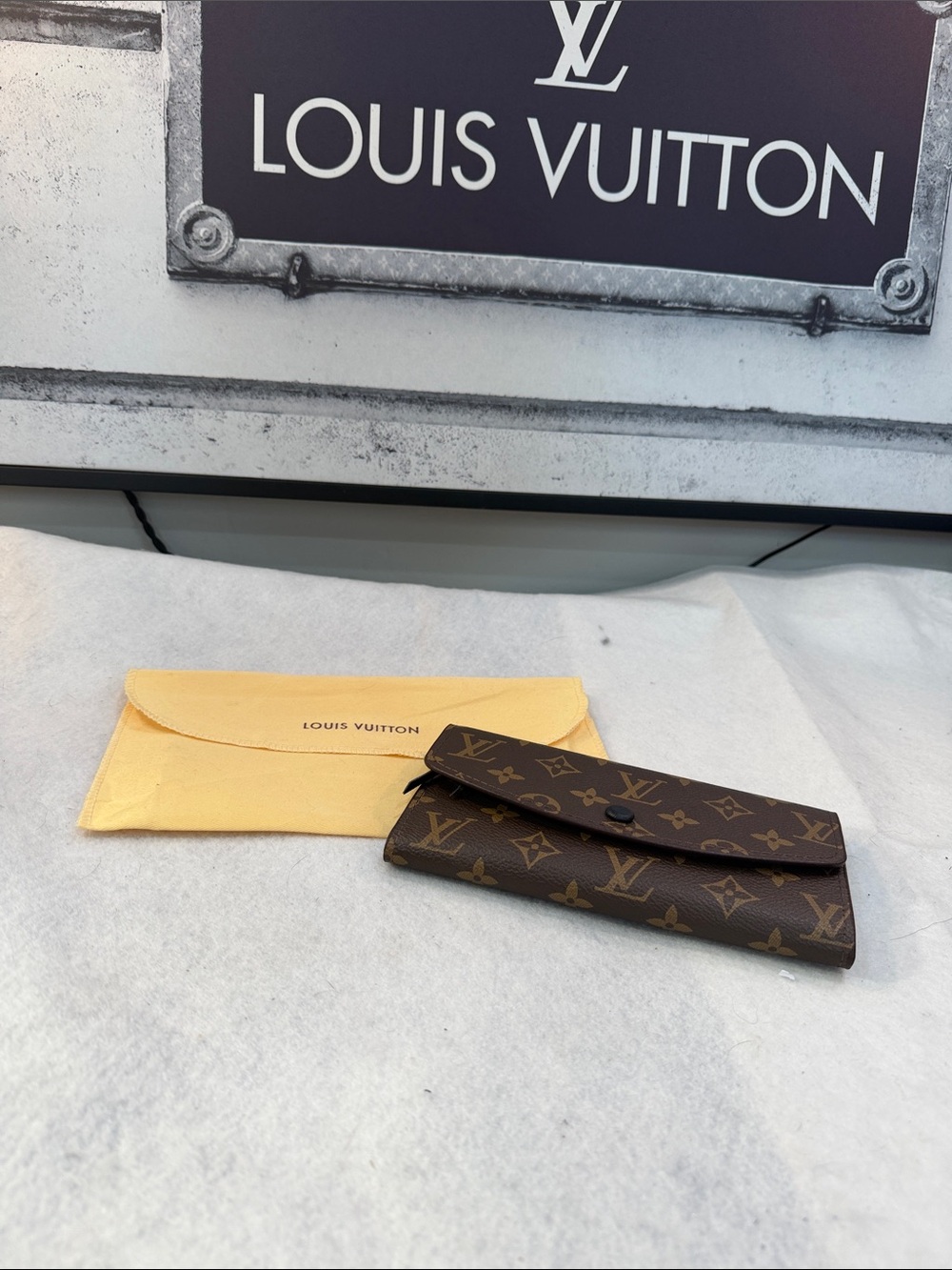 Monogram  Wallet‎ in Brown